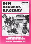 Programme cover of Thruxton Race Circuit, 04/04/1976