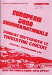 Programme cover of Thruxton Race Circuit, 12/09/1976