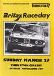 Programme cover of Thruxton Race Circuit, 27/03/1977