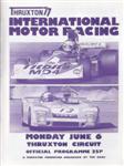Programme cover of Thruxton Race Circuit, 06/06/1977