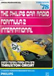 Programme cover of Thruxton Race Circuit, 27/03/1978