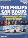 Programme cover of Thruxton Race Circuit, 16/04/1979