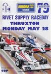 Programme cover of Thruxton Race Circuit, 28/05/1979