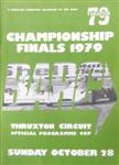 Programme cover of Thruxton Race Circuit, 28/10/1979