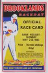 Programme cover of Thruxton Race Circuit, 02/05/1983