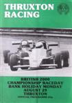 Programme cover of Thruxton Race Circuit, 29/08/1983