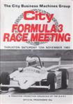 Thruxton Race Circuit, 12/11/1983