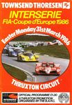 Thruxton Race Circuit, 31/03/1986