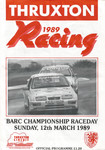 Thruxton Race Circuit, 12/03/1989