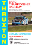 Programme cover of Thruxton Race Circuit, 22/09/1991