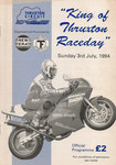 Programme cover of Thruxton Race Circuit, 03/07/1994