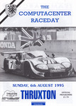 Programme cover of Thruxton Race Circuit, 06/08/1995