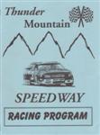Programme cover of Thunder Mountain Speedway, 22/08/2000