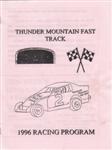 Programme cover of Thunder Mountain Speedway, 18/05/1996
