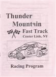 Programme cover of Thunder Mountain Speedway, 07/08/1996