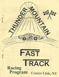 Programme cover of Thunder Mountain Speedway, 27/08/1997