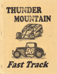 Programme cover of Thunder Mountain Speedway, 12/09/1998