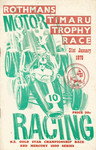 Programme cover of Timaru International Motor Raceway, 31/01/1970
