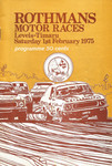 Programme cover of Timaru International Motor Raceway, 01/02/1975