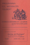 Programme cover of Tolbert, 26/09/1970