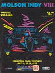 Programme cover of Toronto Street Circuit, 18/07/1993