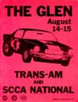 Programme cover of Watkins Glen International, 15/08/1971