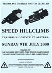 Programme cover of Tregrehan Hill Climb, 09/07/2000