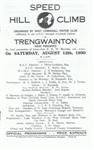 Programme cover of Trengwainton Hill Climb, 12/08/1950