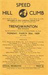 Programme cover of Trengwainton Hill Climb, 30/03/1959