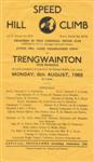 Programme cover of Trengwainton Hill Climb, 06/08/1962