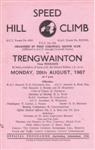 Programme cover of Trengwainton Hill Climb, 28/08/1967