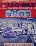 Programme cover of Trenton International Speedway, 19/04/1964