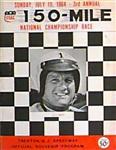 Programme cover of Trenton International Speedway, 19/07/1964
