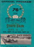 Programme cover of Trenton International Speedway, 22/09/1963