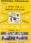 Programme cover of Trenton International Speedway, 25/09/1966