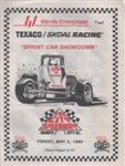 Programme cover of Tri-City Speedway, 05/05/1989