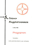 Programme cover of Trier Airport, 08/05/1960