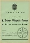 Programme cover of Trier Airport, 27/08/1961