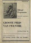 Programme cover of Tubbergen, 28/09/1946