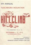Programme cover of Tuscarora Hill Climb (PA), 02/09/1973
