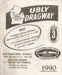 Programme cover of Ubly Dragway, 1990