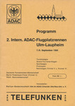 Programme cover of Ulm-Laupheim, 08/09/1968