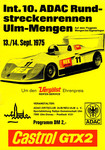 Programme cover of Ulm-Mengen, 14/09/1975