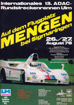 Programme cover of Ulm-Mengen, 27/08/1978