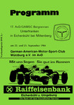 Programme cover of Eichenb&uuml;hl Hill Climb, 23/09/1984