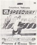 Programme cover of US 30 Speedway, 28/07/1994