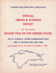 Cover of Watkins Glen International, 01/10/1967