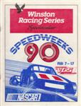 Programme cover of Volusia County Speedway, 17/02/1990
