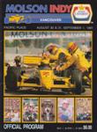 Programme cover of Vancouver Street Circuit, 01/09/1991