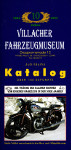 Programme cover of Villacher Fahrzeugmuseum, 2001